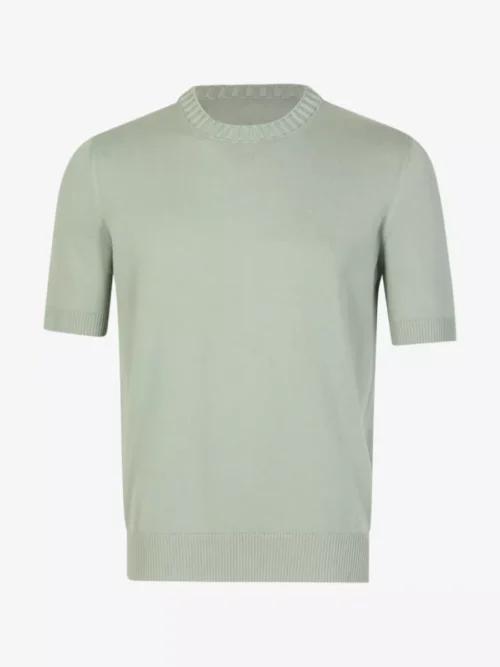 Gran Sasso Gran Sasso T-shirt Gebreid - Lichtgroen