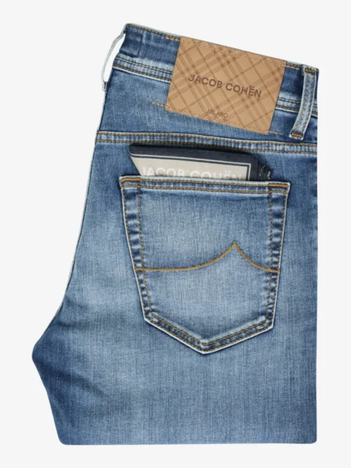 Jacob Cohen Jacob Cohen Nick slim - Middelblauw