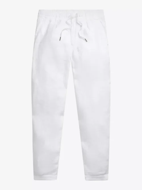 Ralph Lauren Ralph Lauren Broek Drawstring Linnen - Wit