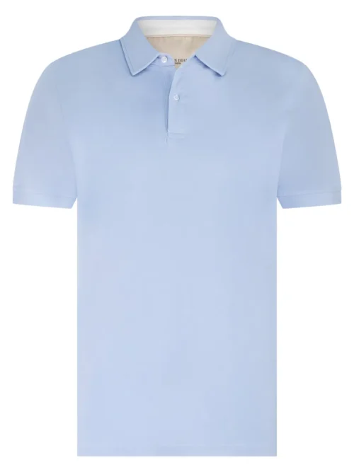 Seven Dials Seven Dials Polo Pique - Lichtblauw