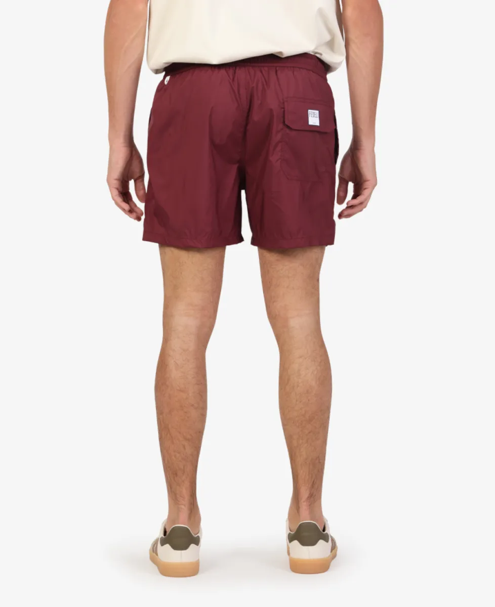 Fedeli Swimshort - Burgundy 4 Fedeli Fedeli Swimshort - Burgundy
