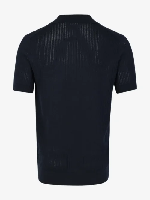 Seven Dials Seven Dials Polo Gebreid - Navy