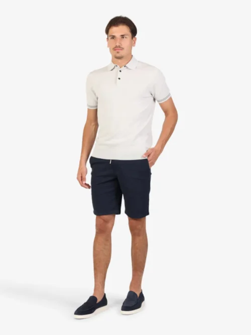 Seven Dials Seven Dials Polo Gebreid - Ecru