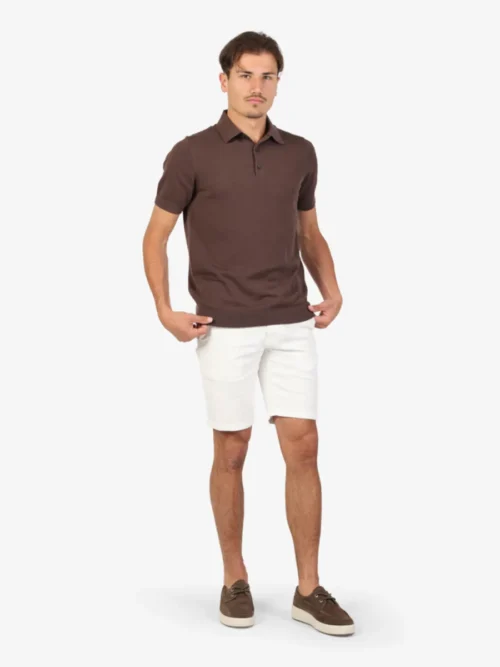 Seven Dials Seven Dials Polo - Donkerbruin