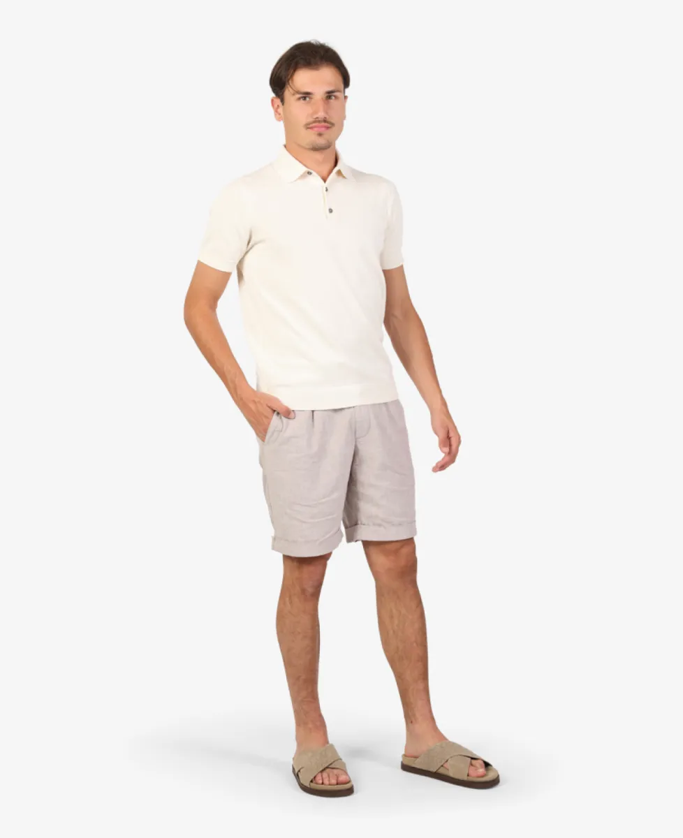 Seven Dials Polo - Ecru 2 Seven Dials Seven Dials Polo - Ecru