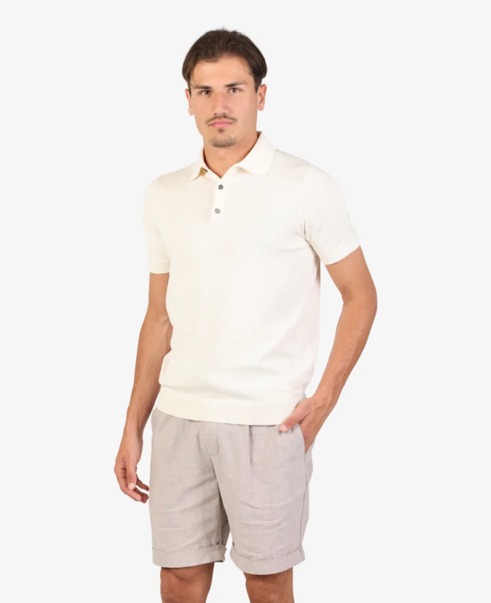 Seven Dials Polo - Ecru 3 Seven Dials Seven Dials Polo - Ecru