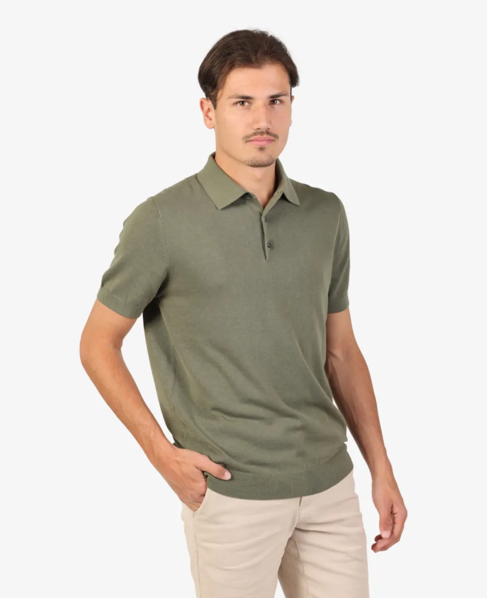 Seven Dials Polo - Middelgroen 3 Seven Dials Seven Dials Polo - Middelgroen