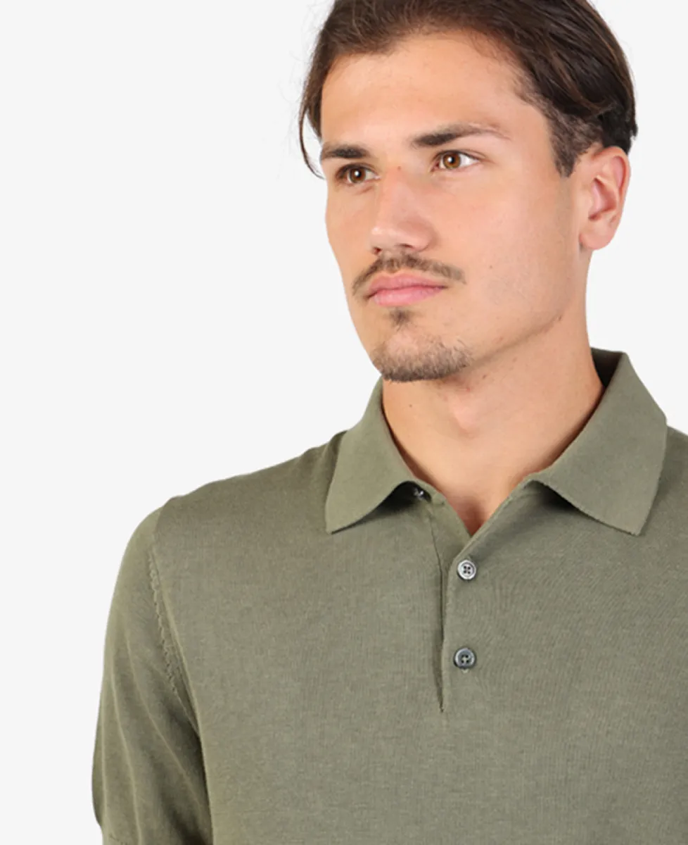 Seven Dials Polo - Middelgroen 4 Seven Dials Seven Dials Polo - Middelgroen