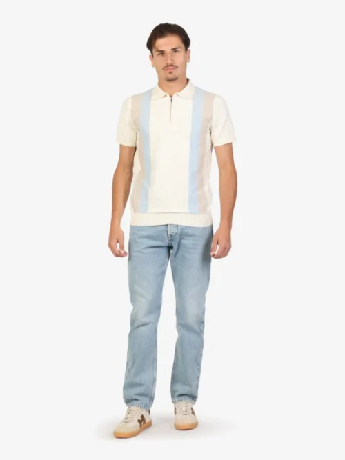 Seven Dials Seven Dials Polo Gebreid - Ecru