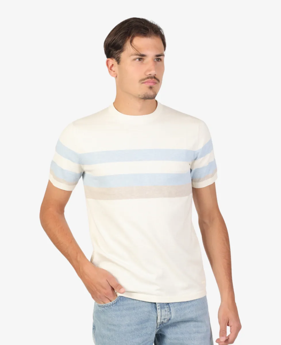 Seven Dials T-shirt gebreid - Ecru 3 Seven Dials Seven Dials T-shirt gebreid - Ecru