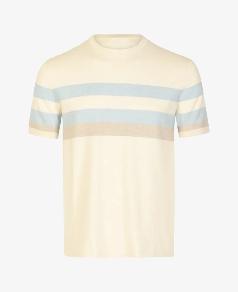 Seven Dials T-shirt gebreid - Ecru 1 Seven Dials Seven Dials T-shirt gebreid - Ecru