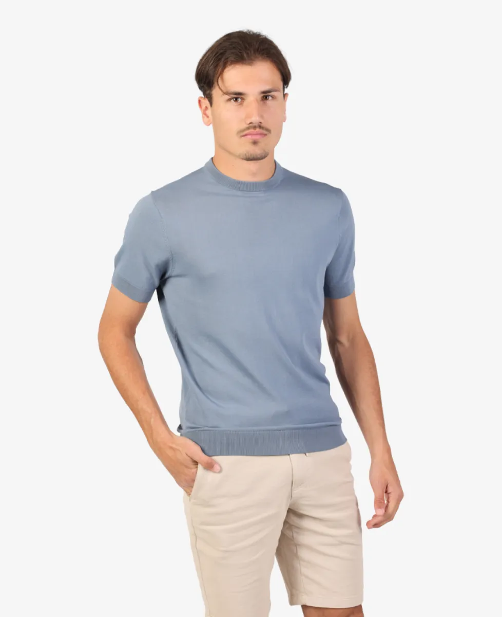Seven Dials T-shirt - Middelblauw 3 Seven Dials Seven Dials T-shirt - Middelblauw