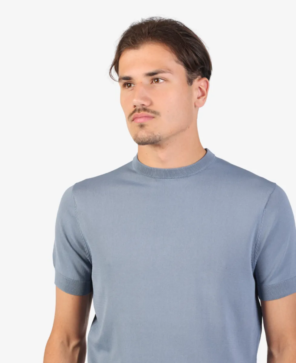 Seven Dials T-shirt - Middelblauw 4 Seven Dials Seven Dials T-shirt - Middelblauw
