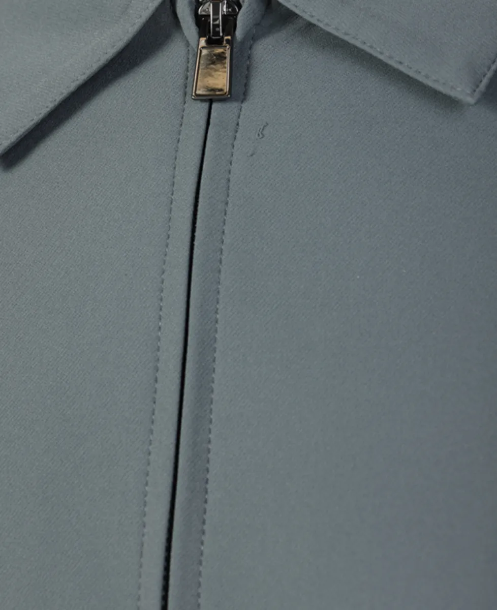 Seven Dials Jeresy Shirt Jacket - Middelgrijs 6 Seven Dials Seven Dials Jeresy Shirt Jacket - Middelgrijs