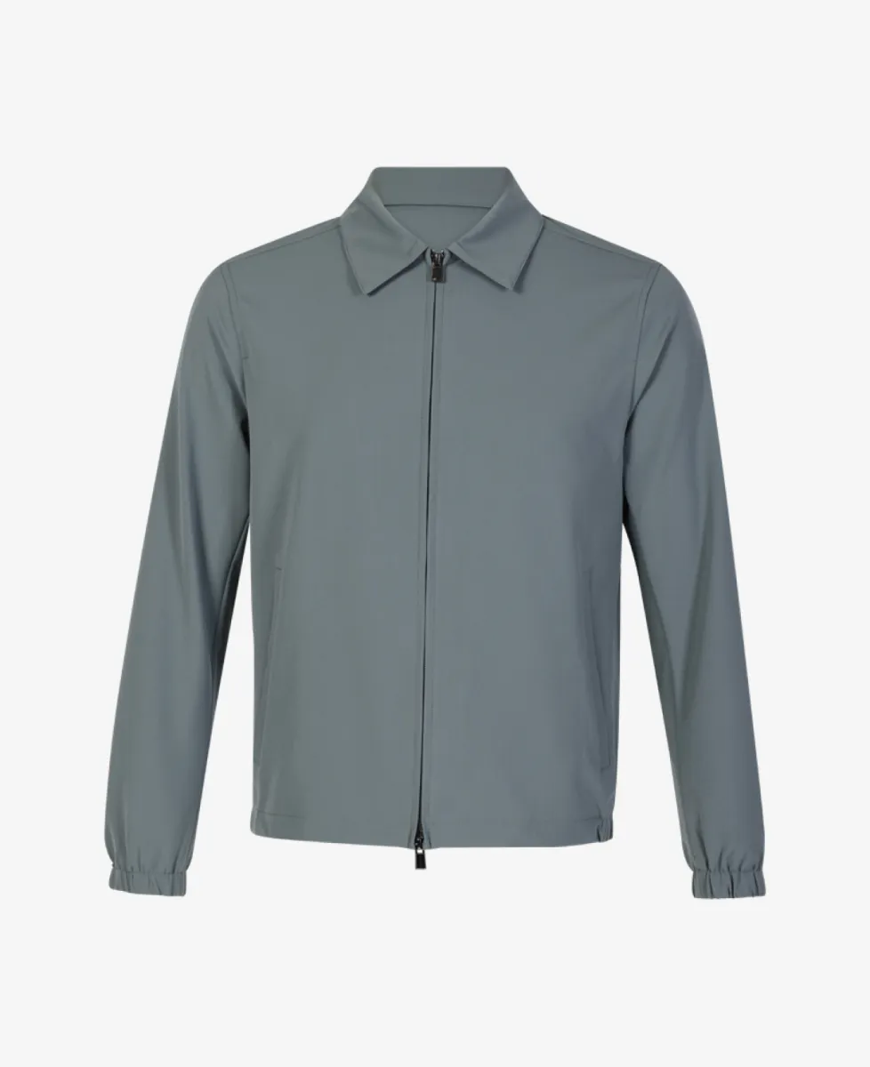 Seven Dials Jeresy Shirt Jacket - Middelgrijs 1 Seven Dials Seven Dials Jeresy Shirt Jacket - Middelgrijs