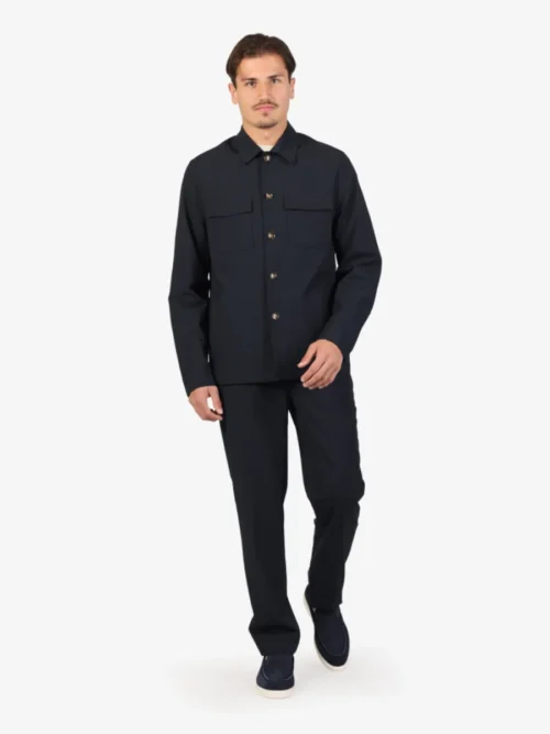 Seven Dials Seven Dials Overshirt - Navy