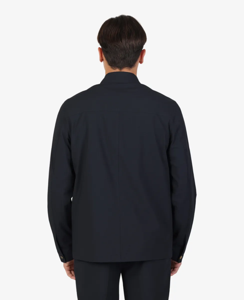 Seven Dials Overshirt - Navy 7 Seven Dials Seven Dials Overshirt - Navy