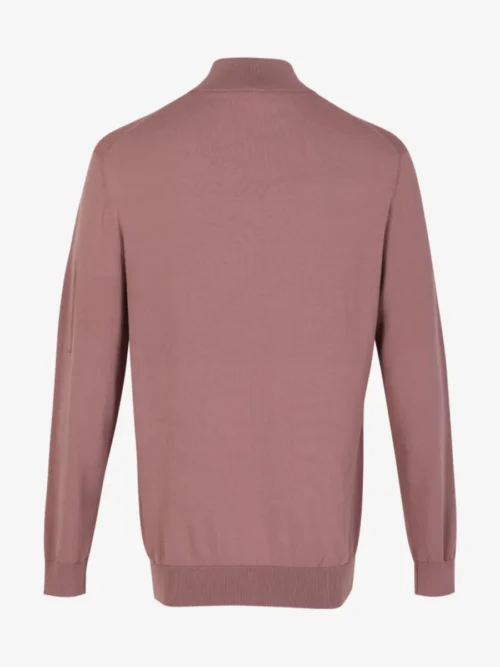 Seven Dials Seven Dials Trui Halfzip - Aubergine