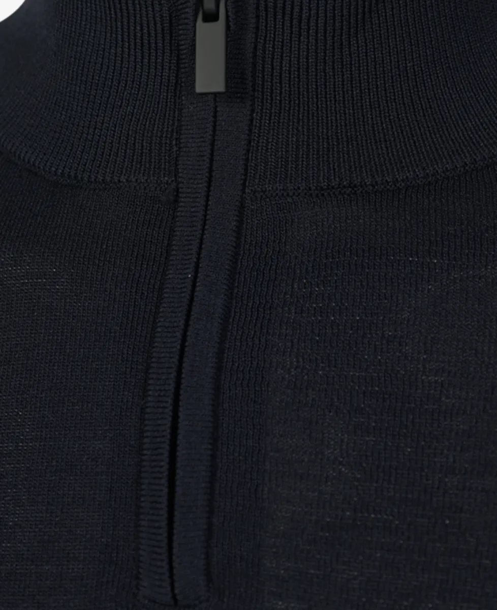 Seven Dials Trui Halfzip - Navy 5 Seven Dials Seven Dials Trui Halfzip - Navy