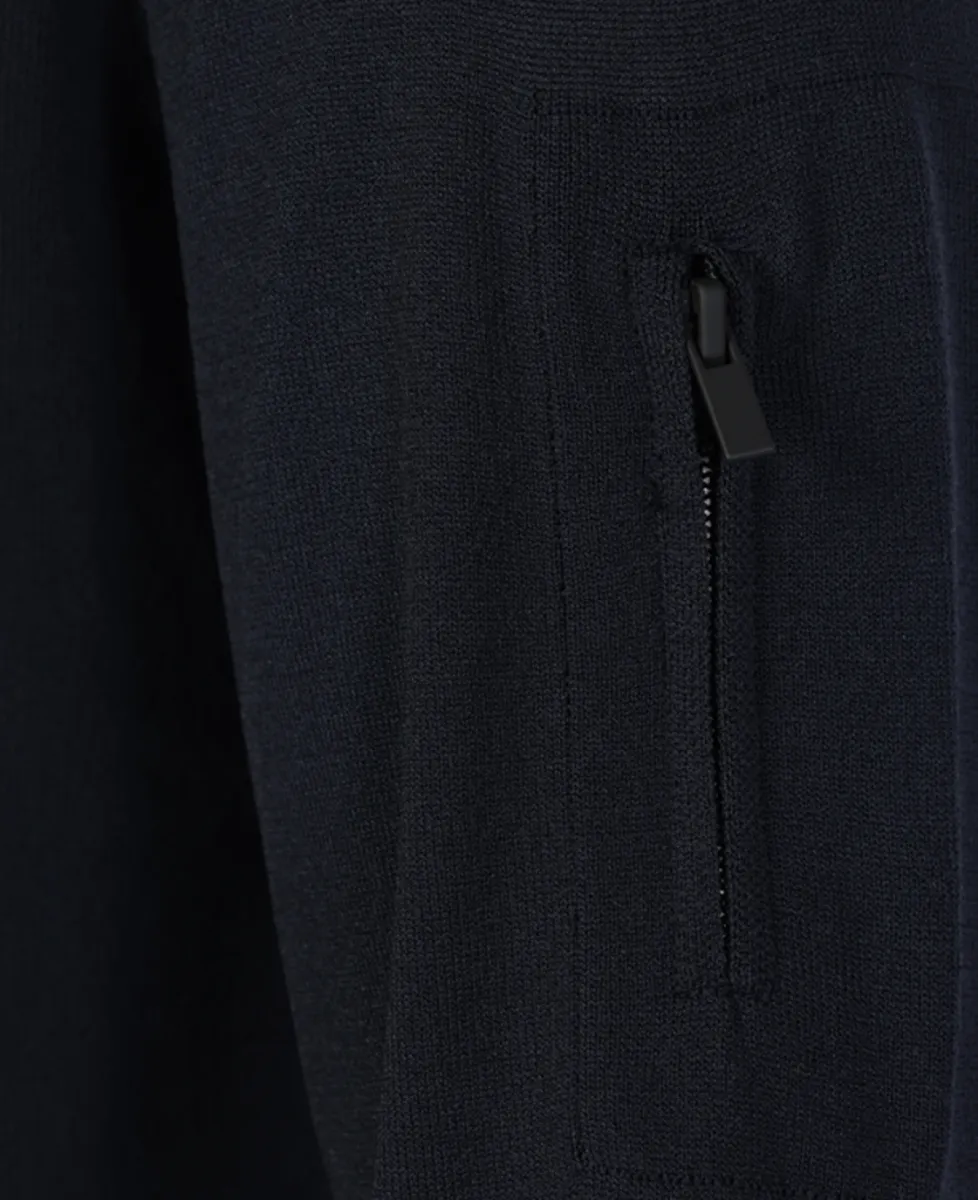 Seven Dials Trui Halfzip - Navy 6 Seven Dials Seven Dials Trui Halfzip - Navy
