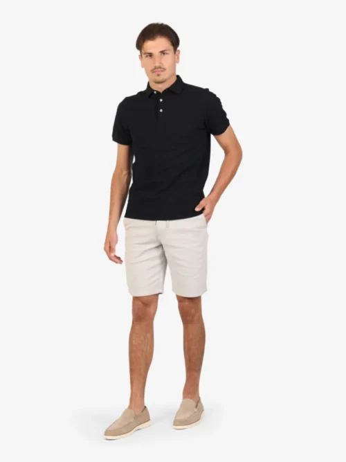 Seven Dials Seven Dials Polo Pique - Zwart