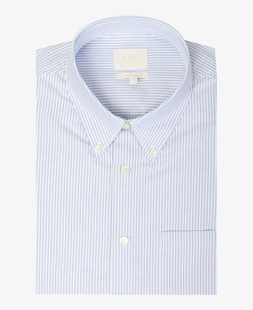 A.P.C. Chemise New Greg - Lichtblauw 1 A.P.C. A.P.C. Chemise New Greg - Lichtblauw