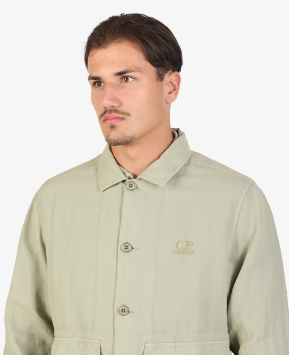 C.P. Company Overshirt - Lichtgroen 4 C.P. Company C.P. Company Overshirt - Lichtgroen