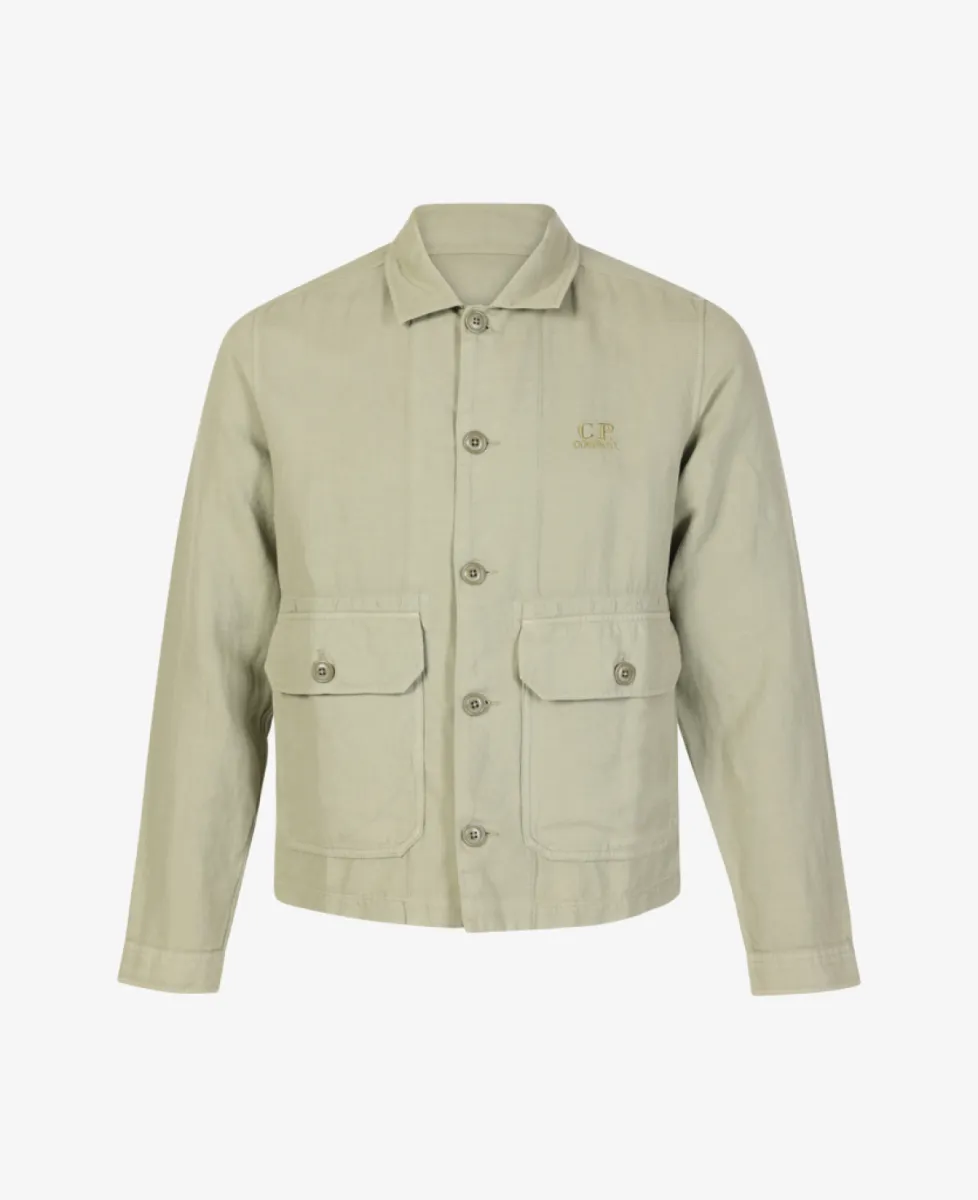 C.P. Company Overshirt - Lichtgroen 1 C.P. Company C.P. Company Overshirt - Lichtgroen