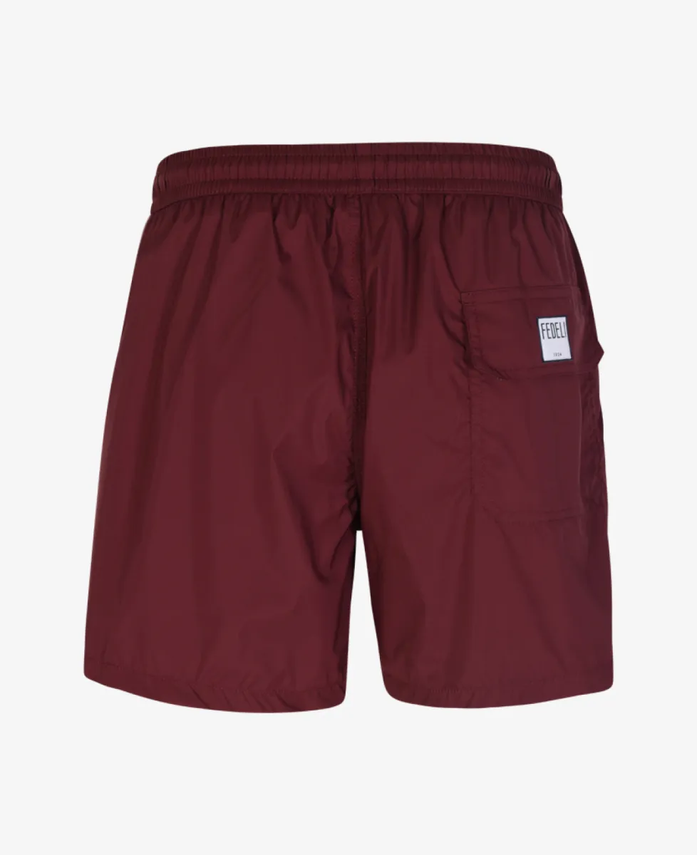 Fedeli Swimshort - Burgundy 6 Fedeli Fedeli Swimshort - Burgundy