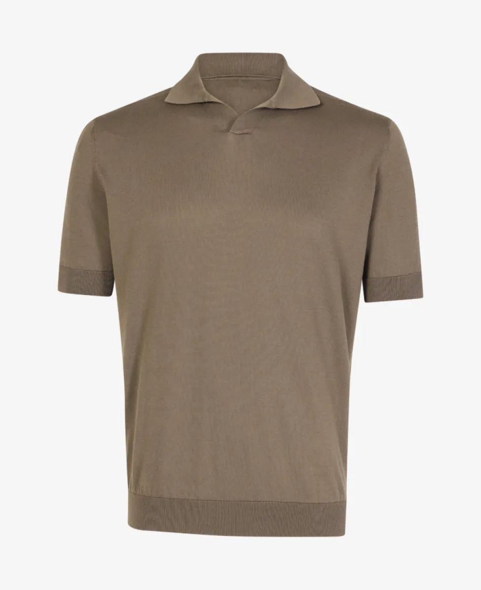 Filippo De Laurentiis Polo - Taupe 1 Filippo De Laurentiis Filippo De Laurentiis Polo - Taupe