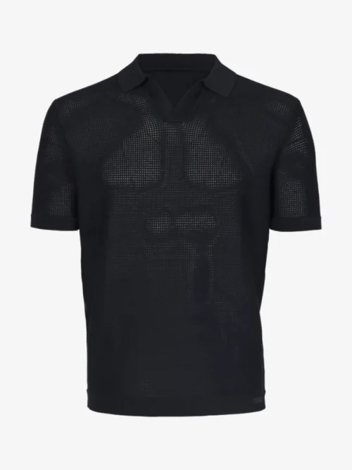 Genti Genti Polo v-neck - Navy