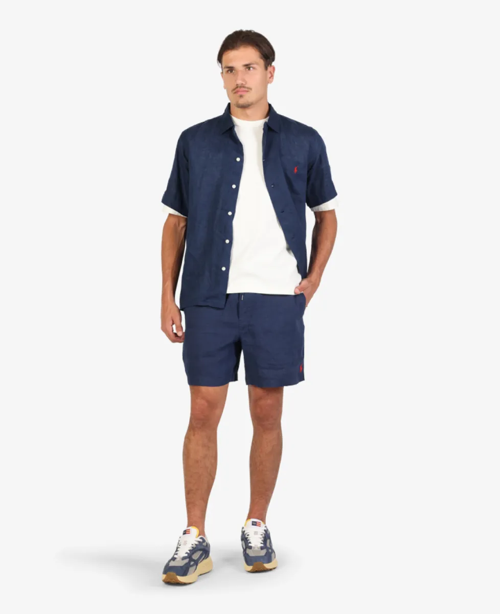 Ralph Lauren Short Linnen - Navy 2 Ralph Lauren Ralph Lauren Short Linnen - Navy