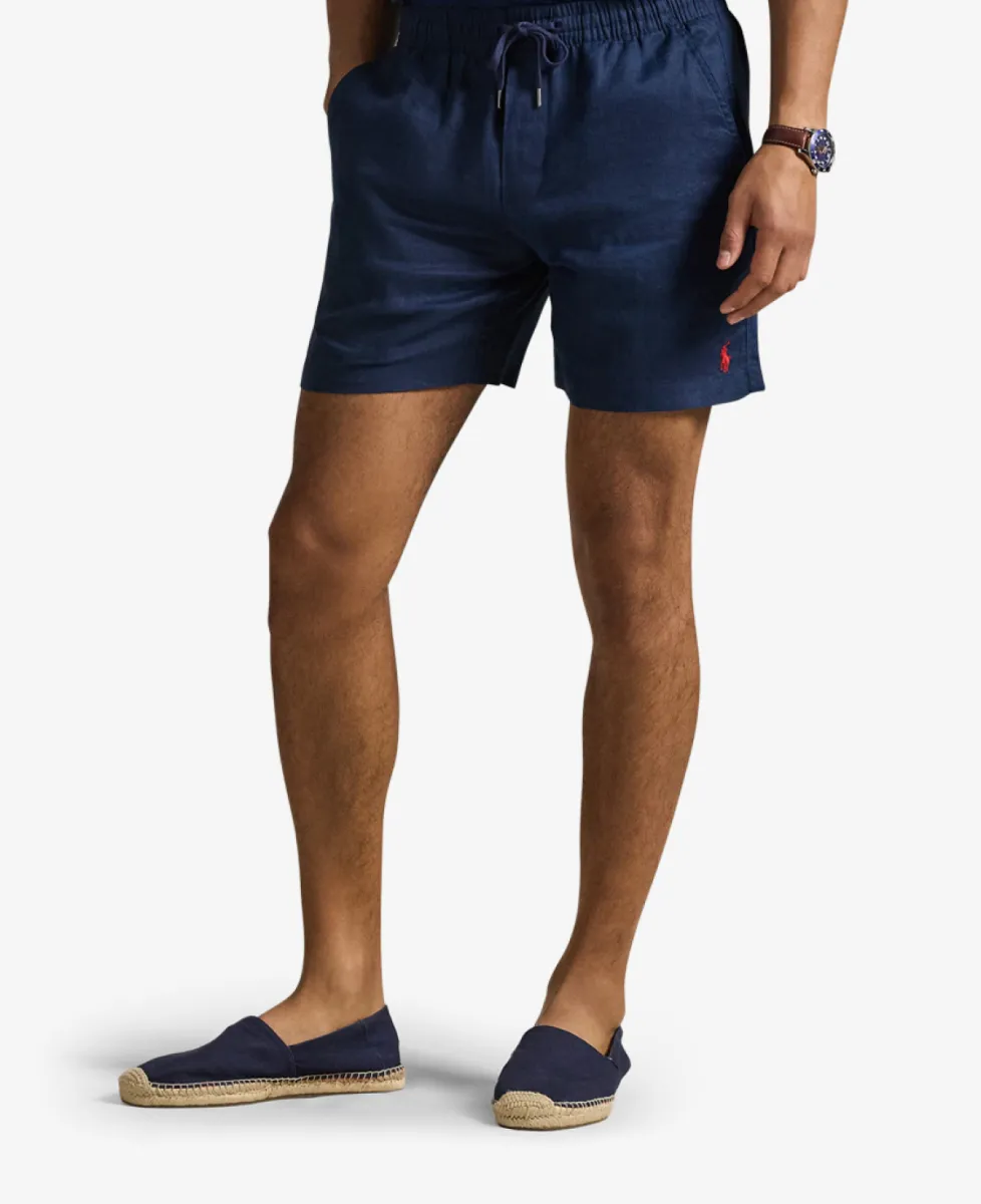 Ralph Lauren Short Linnen - Navy 3 Ralph Lauren Ralph Lauren Short Linnen - Navy