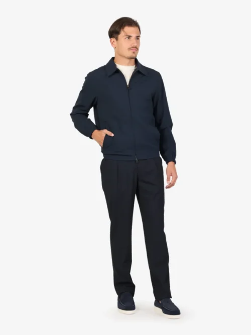 Seven Dials Seven Dials Jeresy Shirt Jacket - Navy