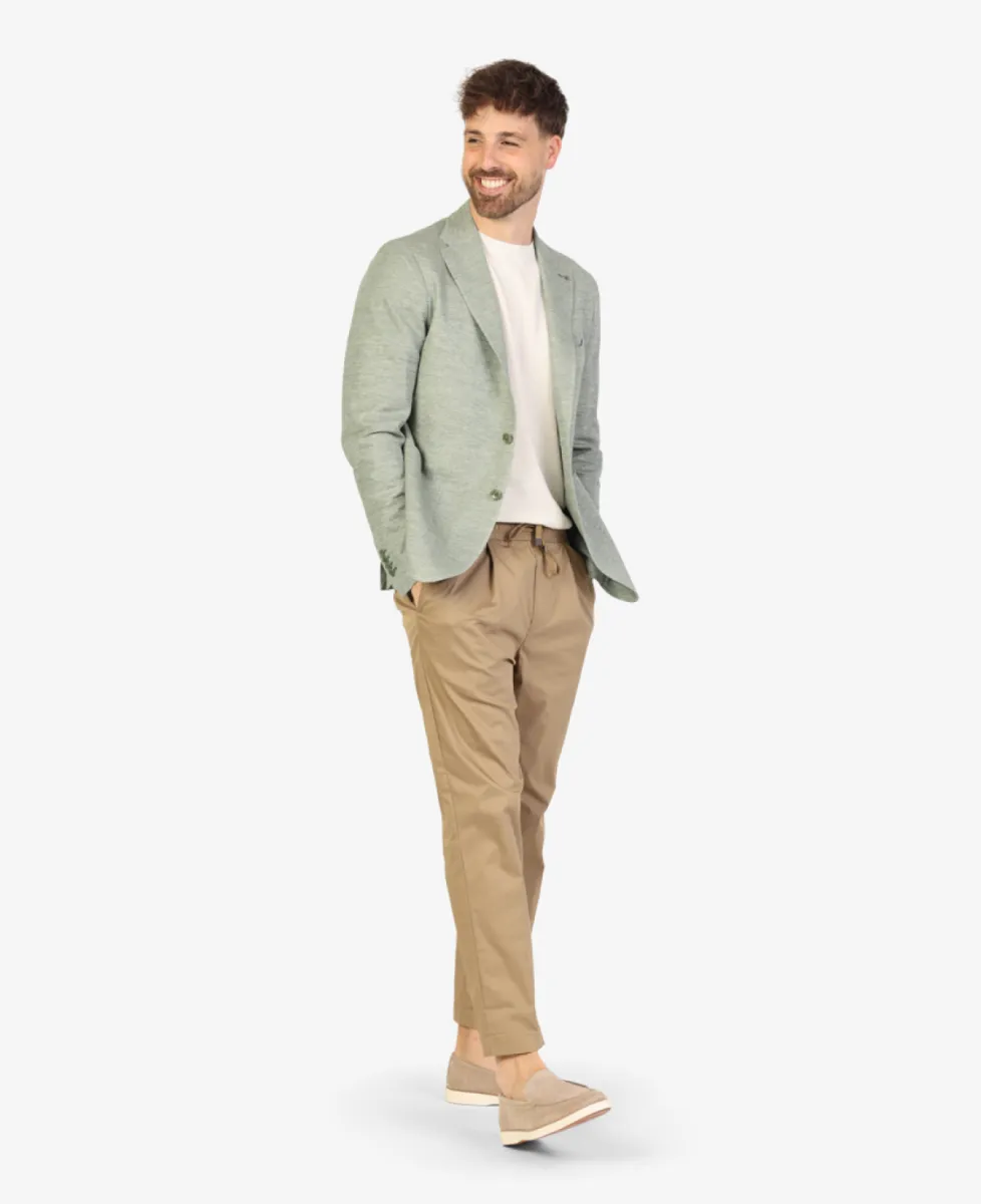 Tagliatore colberts & overshirts C570003 Groen 3 Tagliatore Tagliatore colberts & overshirts C570003 Groen
