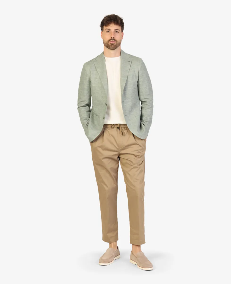 Tagliatore colberts & overshirts C570003 Groen 4 Tagliatore Tagliatore colberts & overshirts C570003 Groen