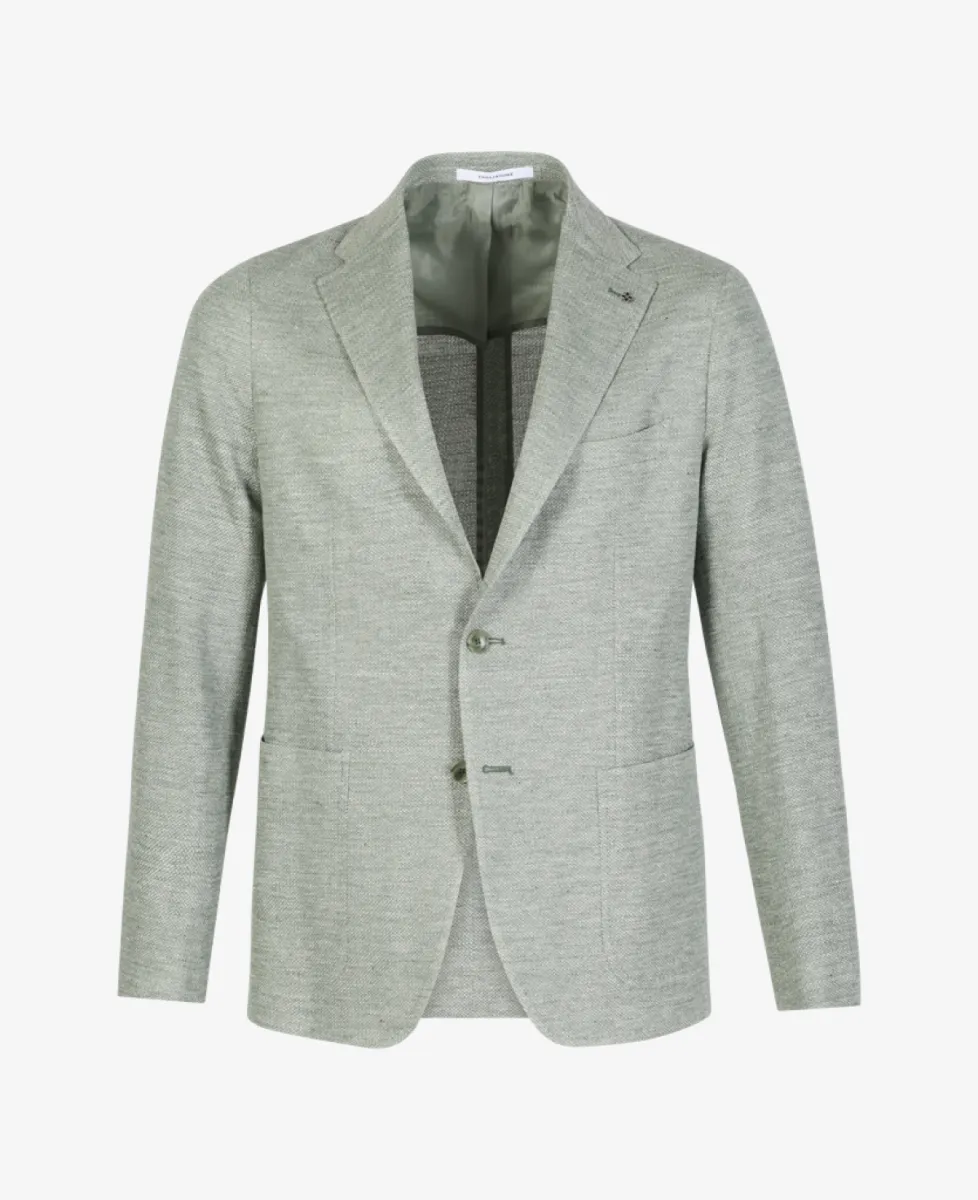 Tagliatore colberts & overshirts C570003 Groen 1 Tagliatore Tagliatore colberts & overshirts C570003 Groen