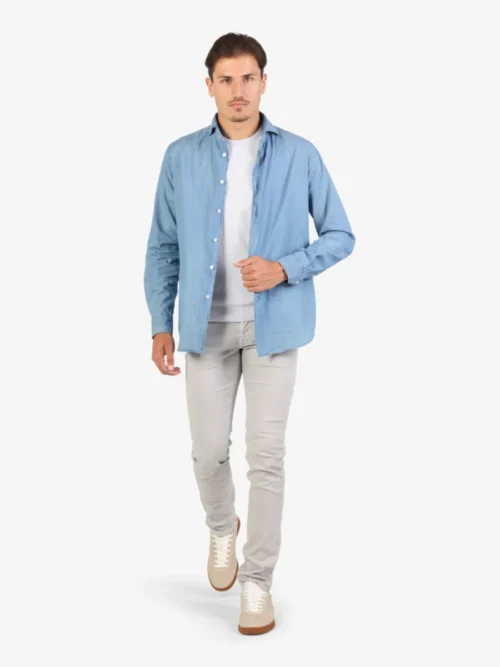 Xacus Xacus Jeans shirt - Denimblauw