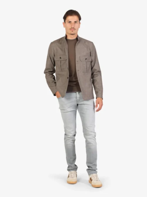 Xacus Xacus Overshirt - Taupe