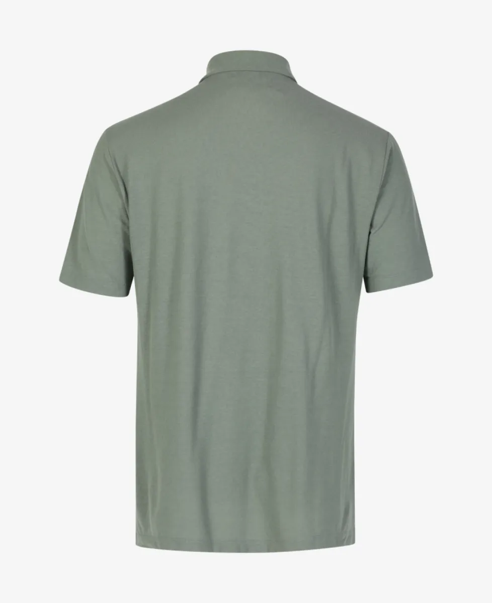 Zanone polo & tshirt Zg380 815109 Groen 2 Zanone Zanone polo & tshirt Zg380 815109 Groen
