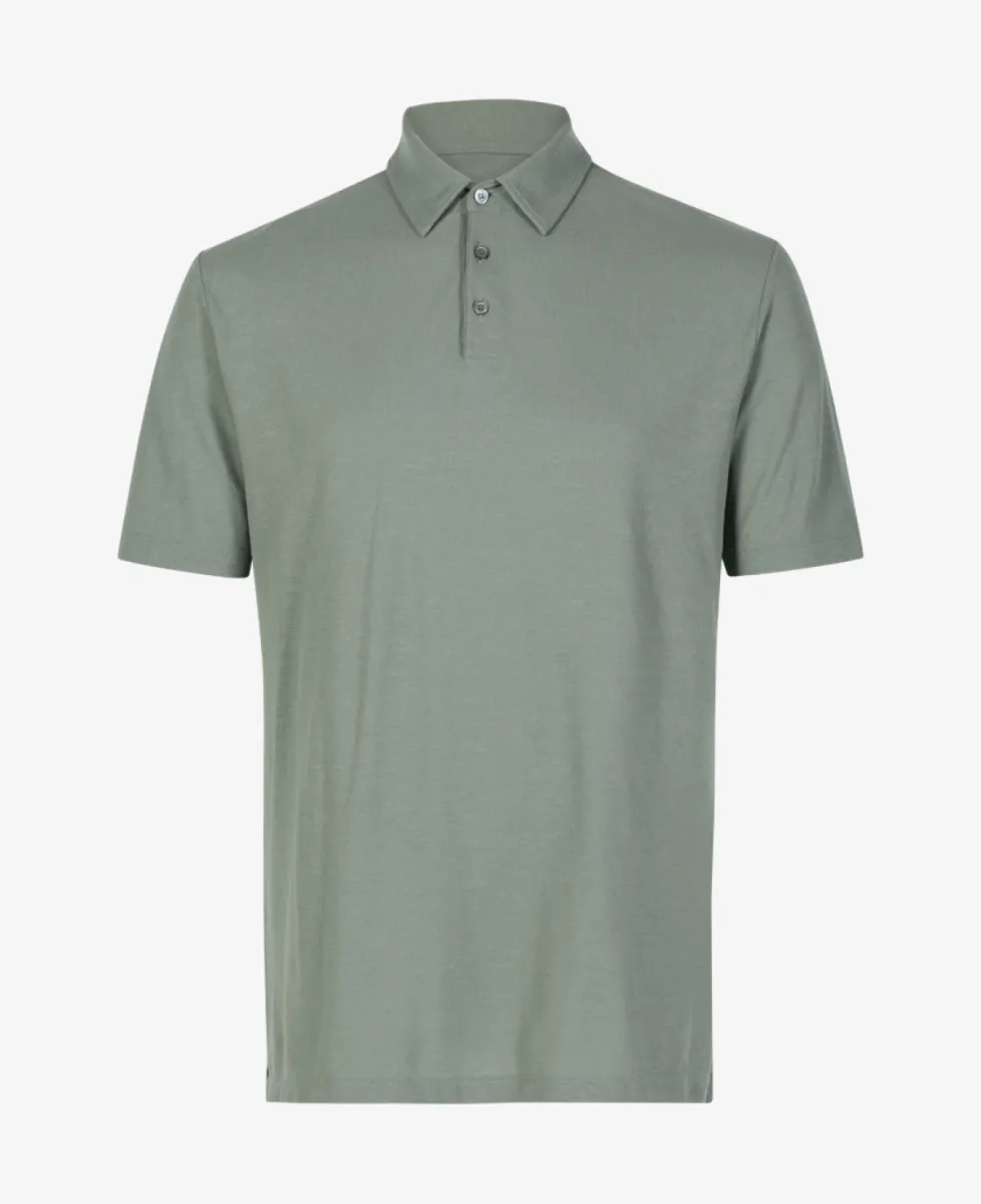 Zanone polo & tshirt Zg380 815109 Groen 1 Zanone Zanone polo & tshirt Zg380 815109 Groen