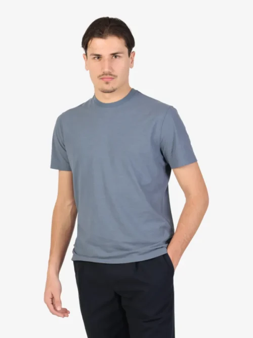 Zanone Zanone Ice Cotton T-shirt - Denimblauw