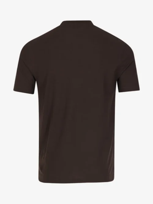 Zanone Zanone Ice Cotton T-shirt - Donkerbruin