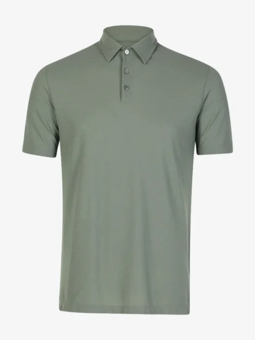 Zanone Zanone Ice Cotton Polo - Lichtgroen