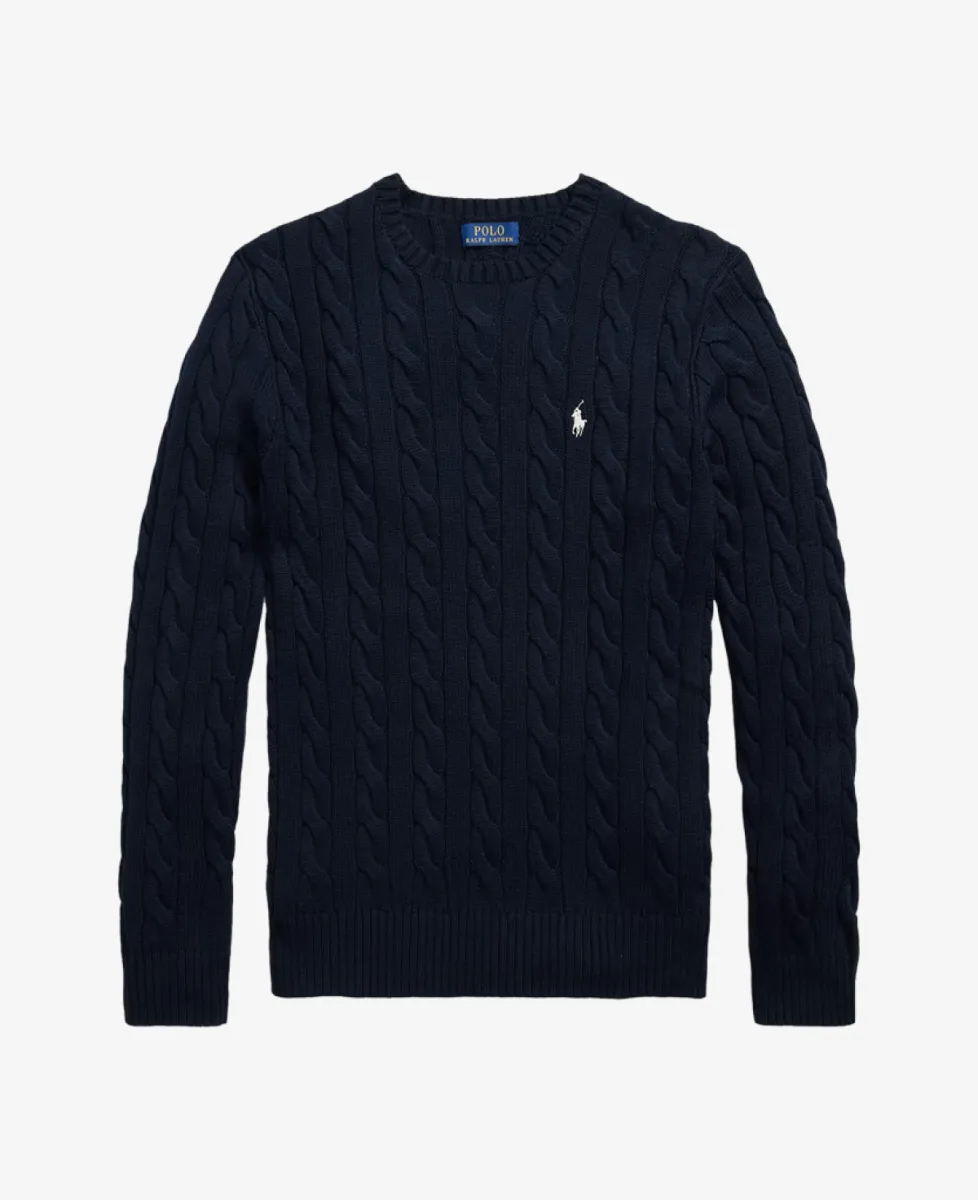 Ralph Lauren Kabeltrui Crewneck - 555 1 Ralph Lauren Ralph Lauren Kabeltrui Crewneck - 555