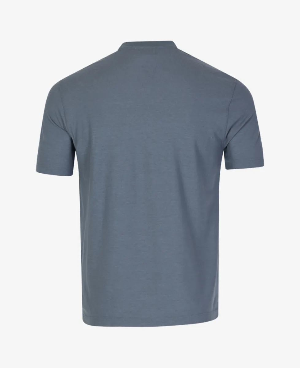 Zanone Ice Cotton T-shirt - Denimblauw 5 Zanone Zanone Ice Cotton T-shirt - Denimblauw