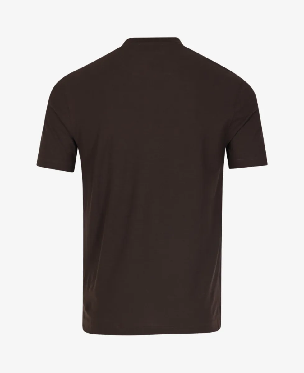 Zanone Ice Cotton T-shirt - Donkerbruin 2 Zanone Zanone Ice Cotton T-shirt - Donkerbruin