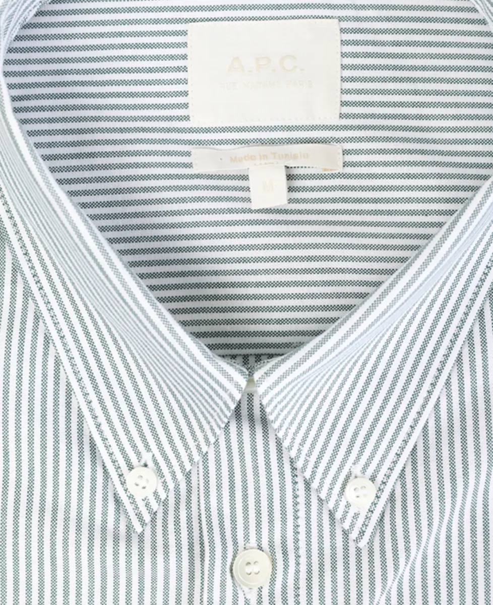 A.P.C. Oxford Shirt - Green 3 A.P.C. A.P.C. Oxford Shirt - Green