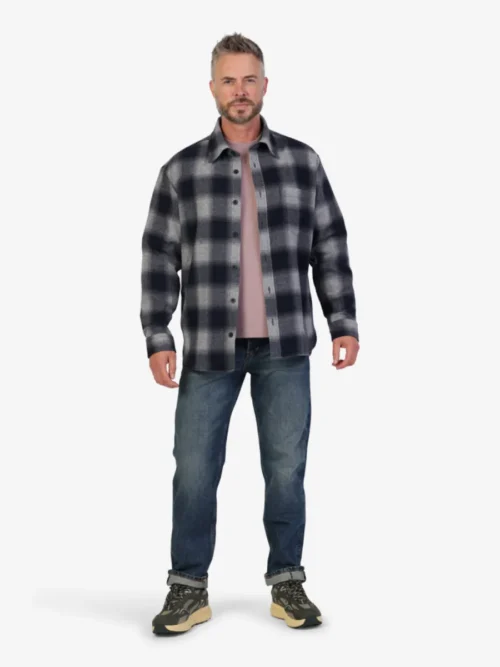 A.P.C. A.P.C. Overshirt Flannel - Lab Light Grey