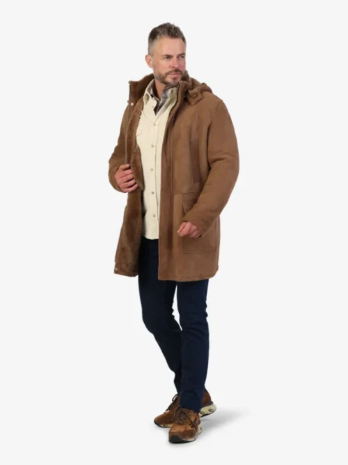 Arma Arma Lammy Parka - Carbon Brown